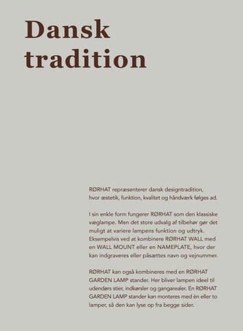 RØRHAT 灯饰手册 2020-2021 第 7 页