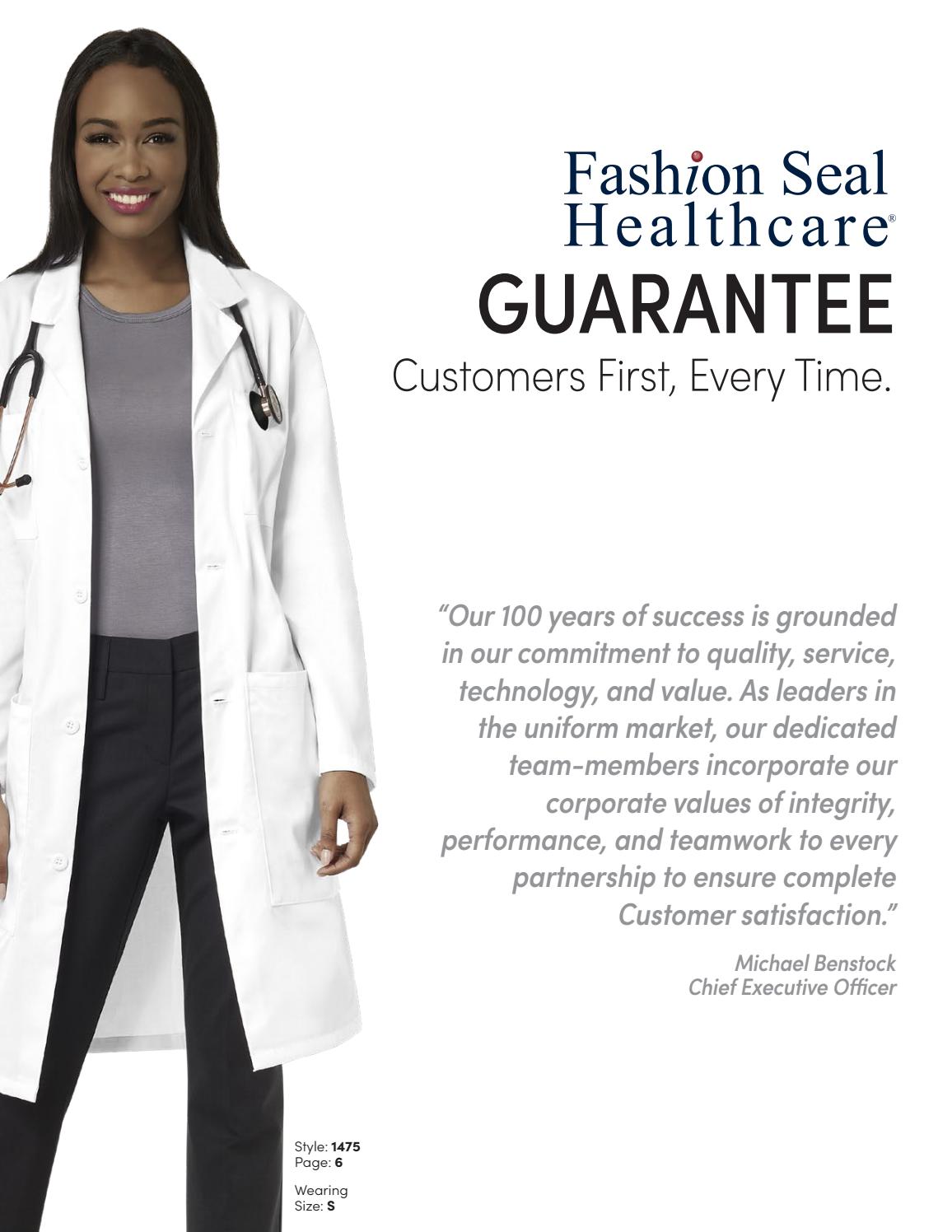 Fashion Seal Healthcare Lab Coats & Protective Apparel by SGC Marketing