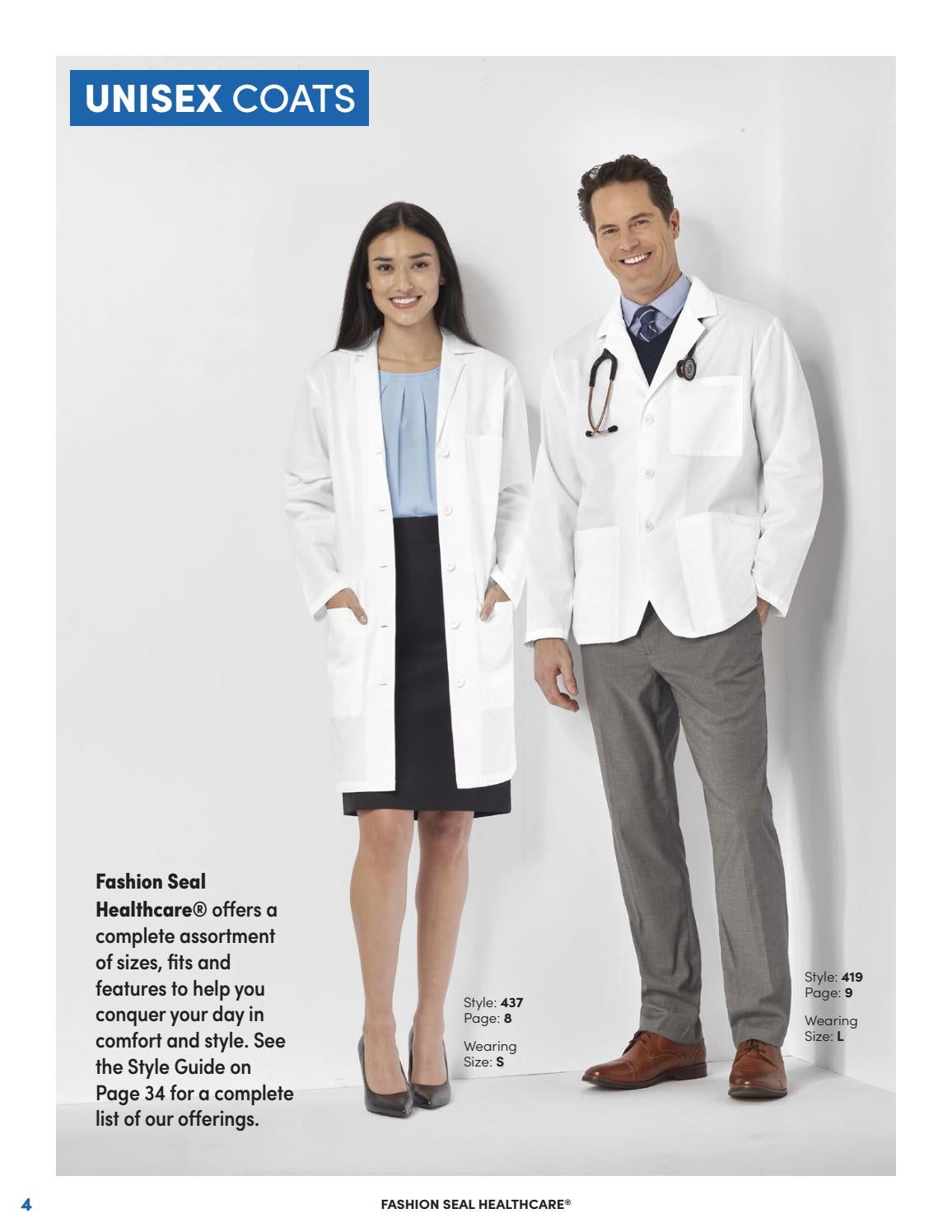 Fashion Seal Healthcare Lab Coats & Protective Apparel by SGC Marketing