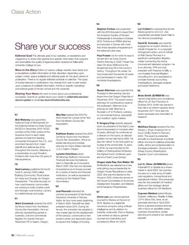 Willamette Lawyer | Fall 2020 by Willamette University - Issuu