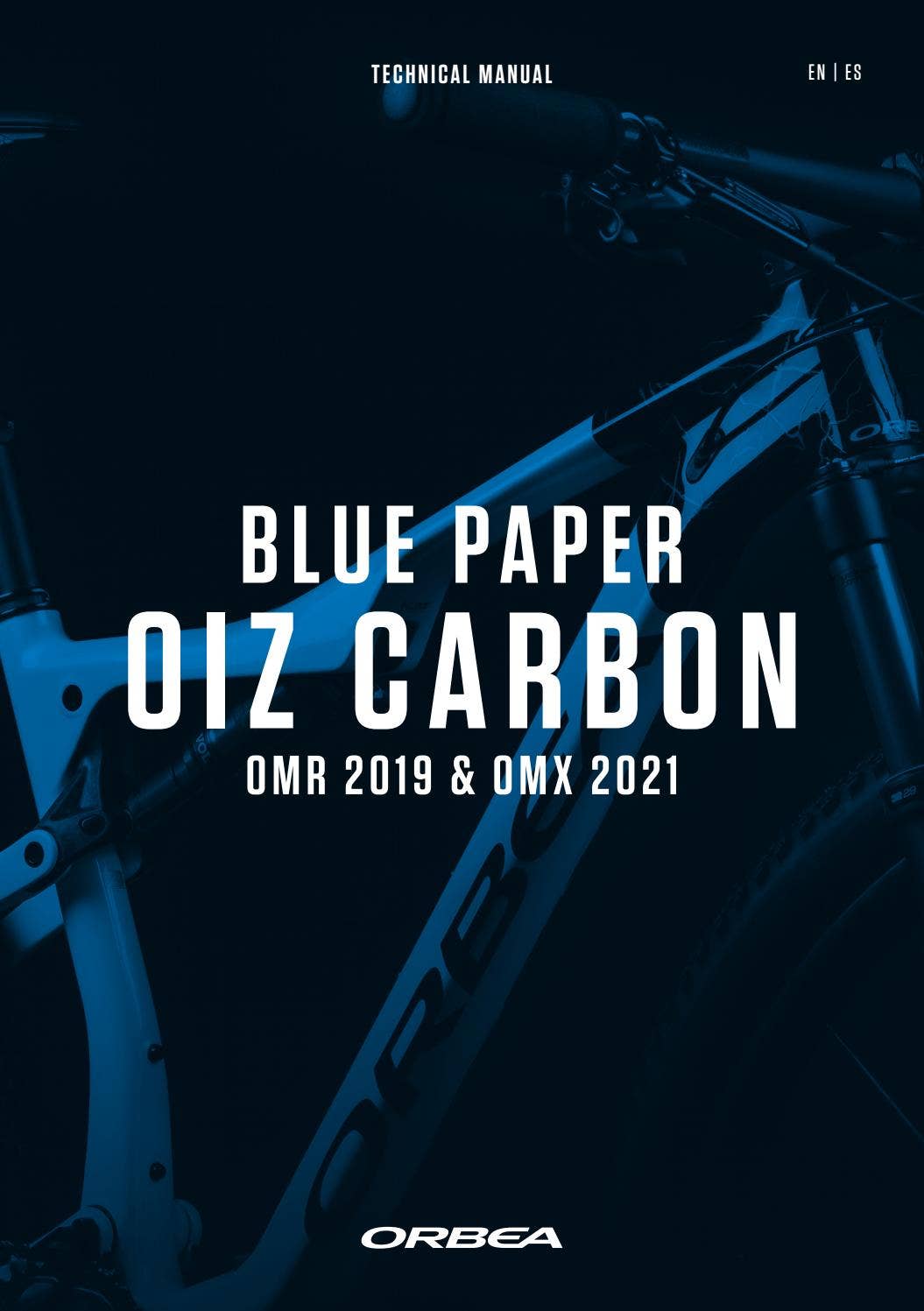 BLUE PAPER OIZ CARBON OMR 2019 OMX 2021 EN-ES by Orbea Bicycles