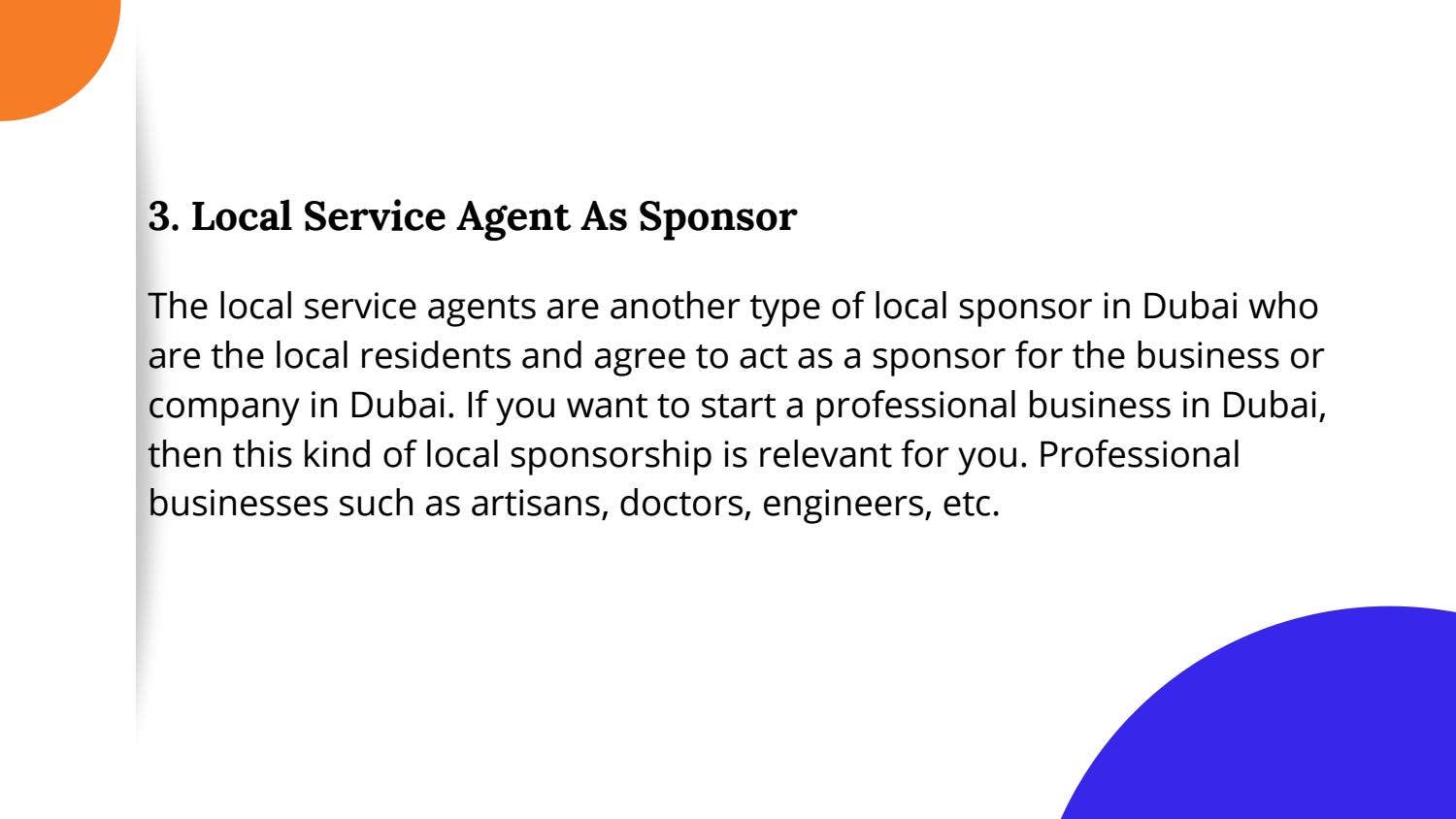 How To Find Local Sponsor For Your Business In UAE by Start Any ...