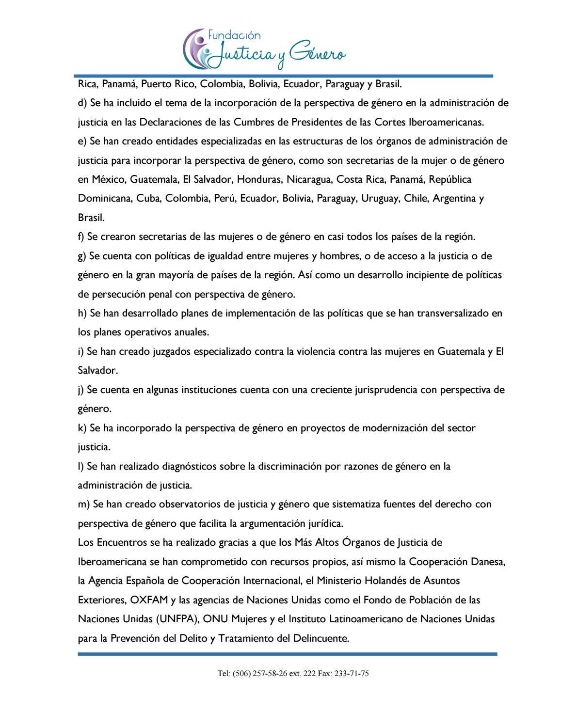 HISTORIA DE LOS ENCUENTROS DE MAGISTRADAS DE LOS MÁS ALTOS ORGANOS DE ...