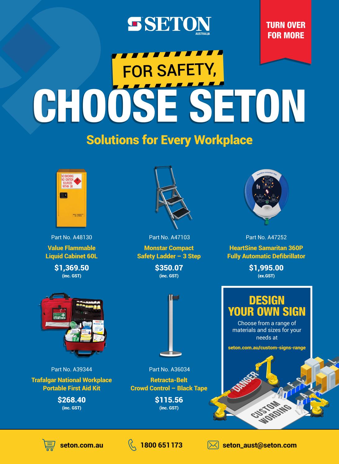 Safety Products Flyer by Seton Australia Issuu