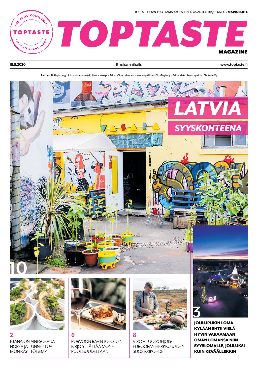 Toptaste Magazine 18/09/2020 by Toptaste - Issuu