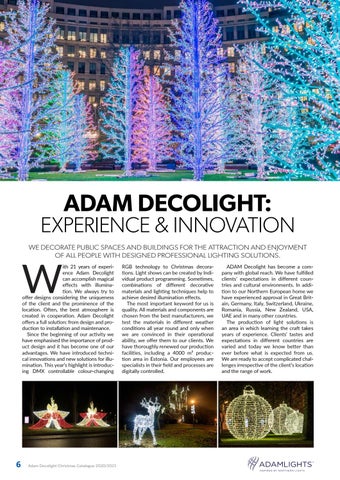 Adamlights Christmas 灯饰目录 2020 / 2021 第 6 页