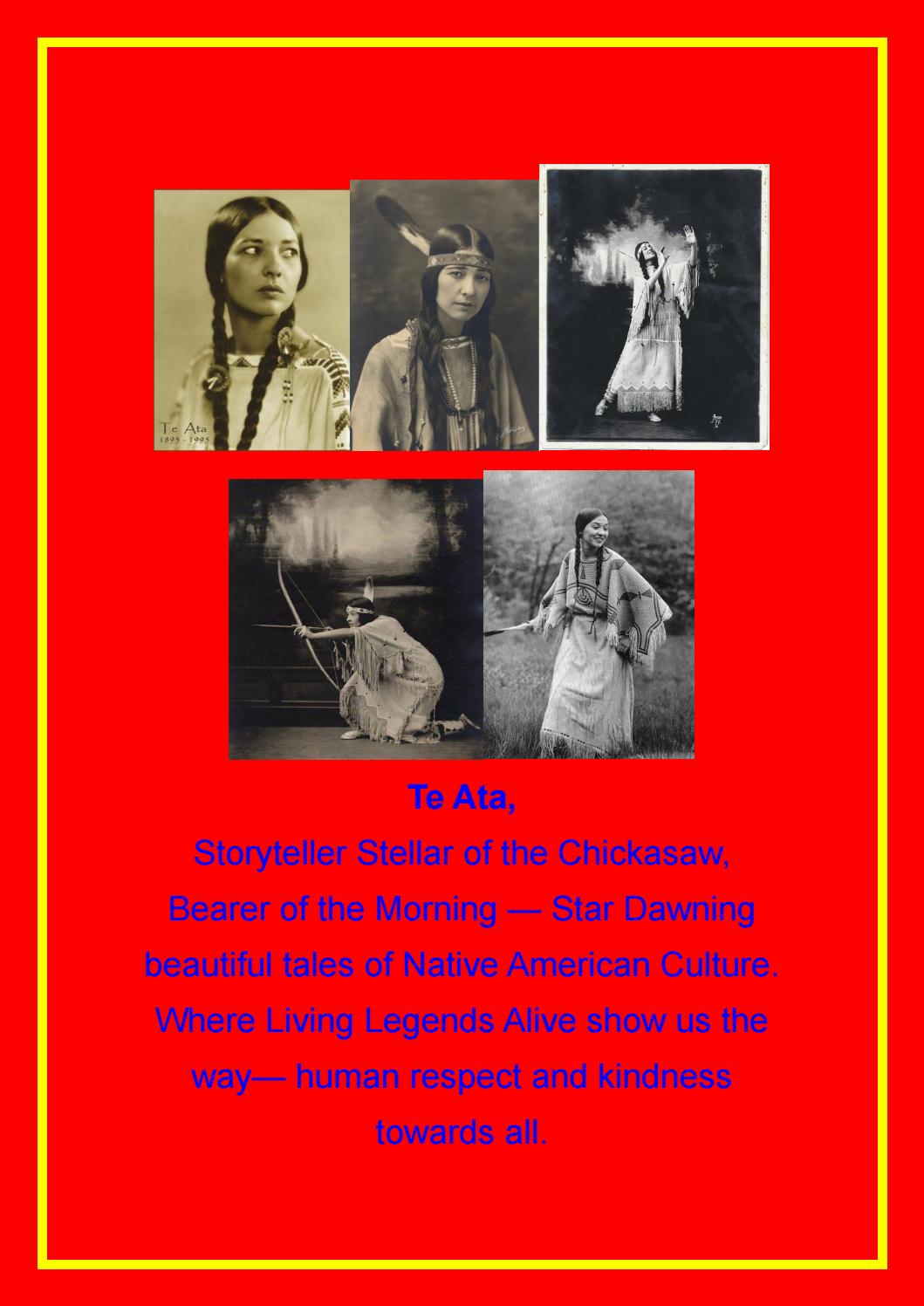 Te Ata — [ Poem] — September 20th , 2020 — Robert Bayer — (3 pages) by
