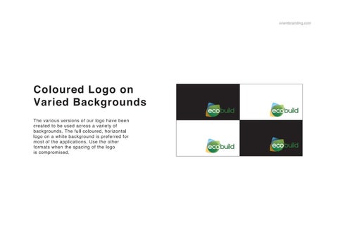 ECOBUILD Brand 指南 第 6 页