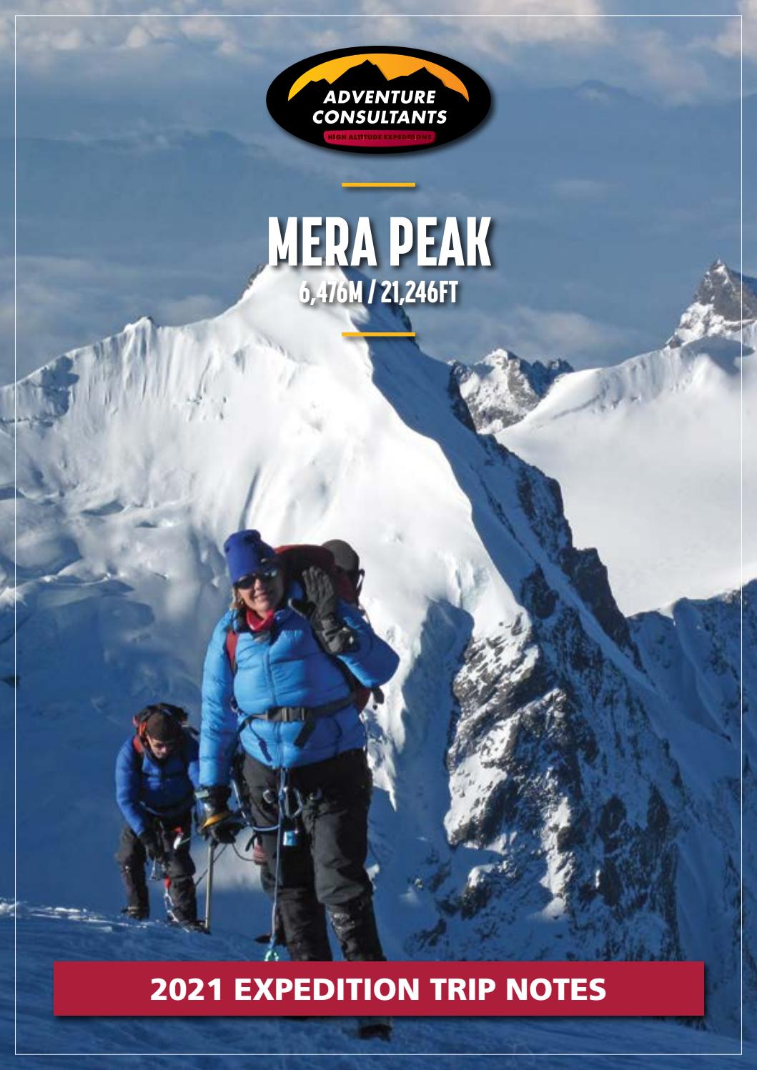 Adventure Consultants Mera Peak Expedition by Adventure Consultants Issuu