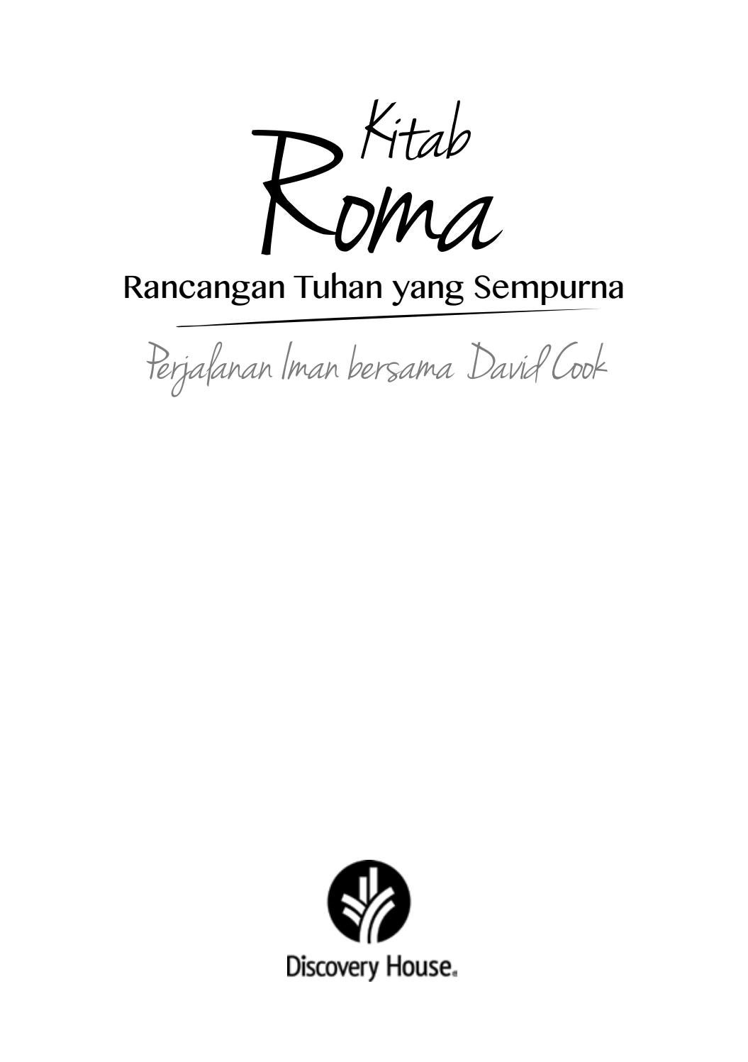 Kitab Roma Rancangan Tuhan yang SempurnaSample Reading by Our Daily