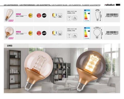 Lampanet 灯饰目录 · Rábalux fényforrás katalógus 2020/2021 第 3 页