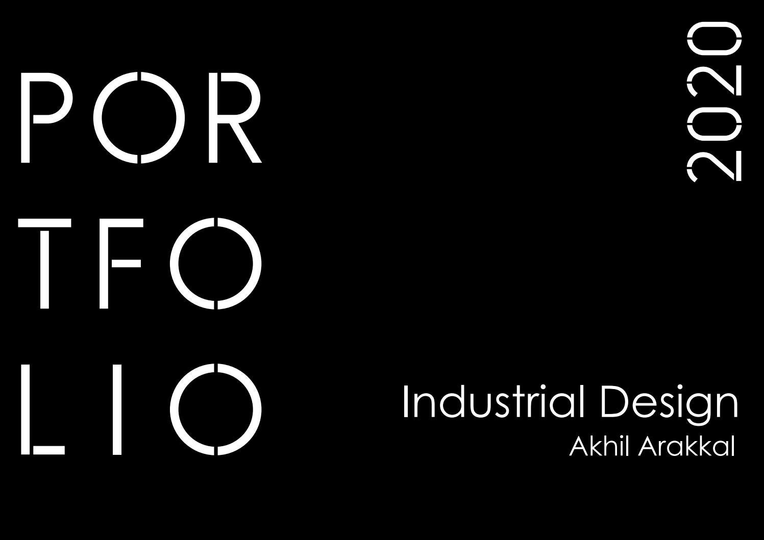 Industrial Design Portfolio Akhil Arakkal By Akhil Arakkal Issuu