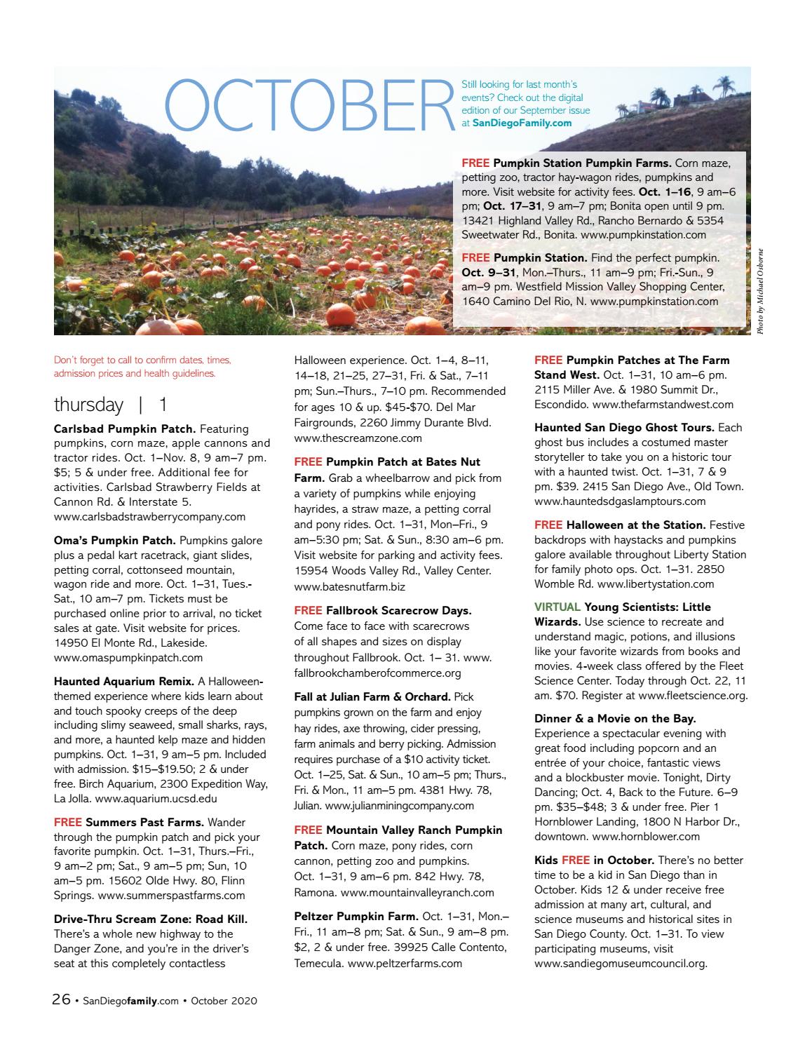 San Diego Family October Issue By San Diego Family Magazine Issuu