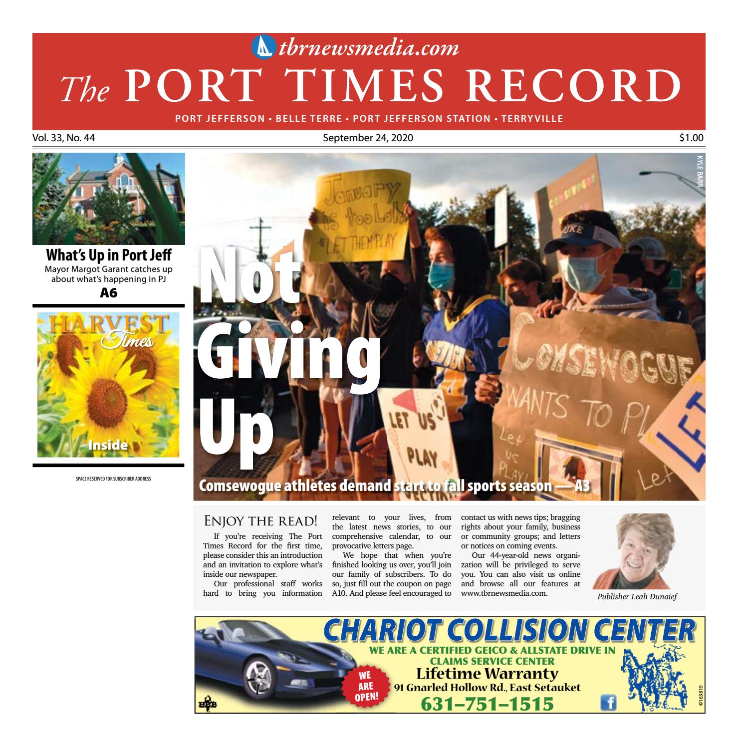The Port Times Record - September 24, 2020 by TBR News Media - Issuu