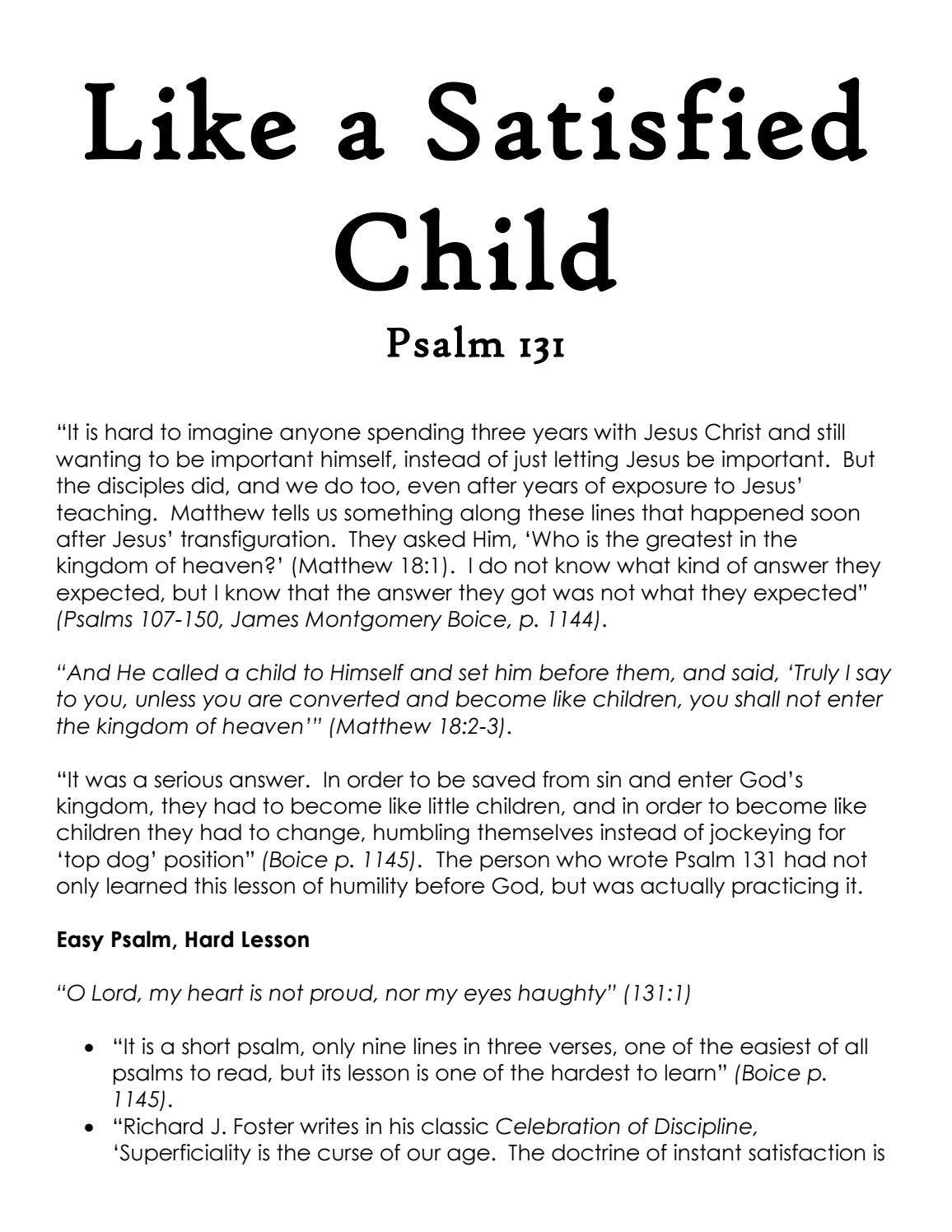 Psalm 131 Commentary By Mark Dunagan Issuu psalm-131-commentary-by-mark-dunagan-issuu