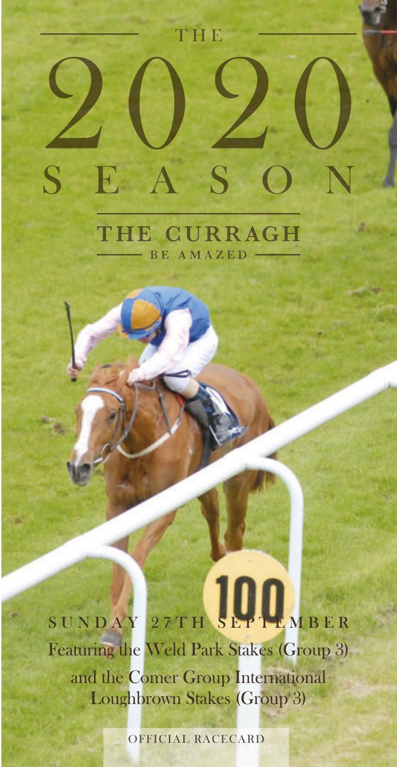 Curragh Racecard 27 09 2020 By Weatherbys Issuu