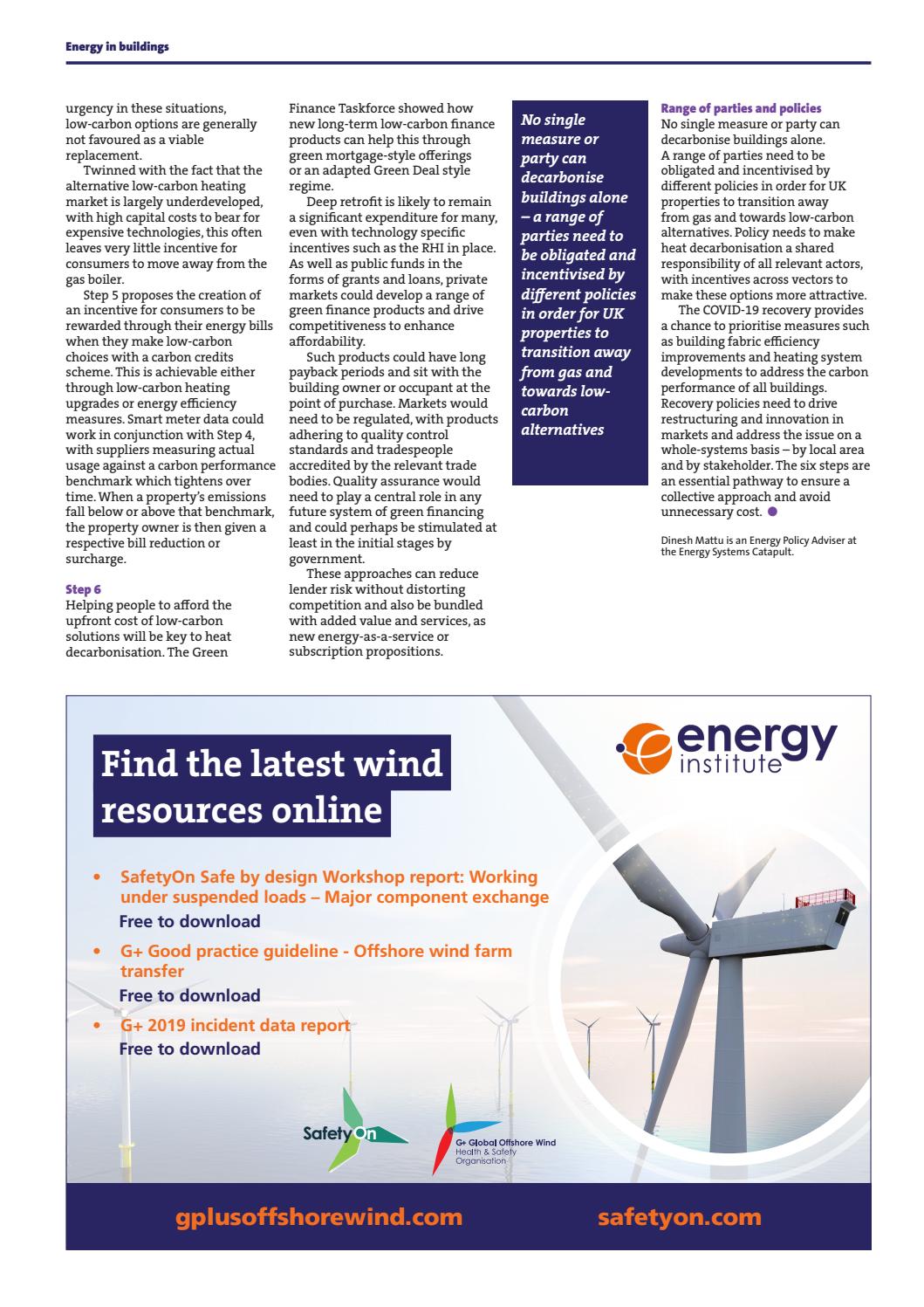 Energy World October 2020 by Energy Institute magazines Issuu