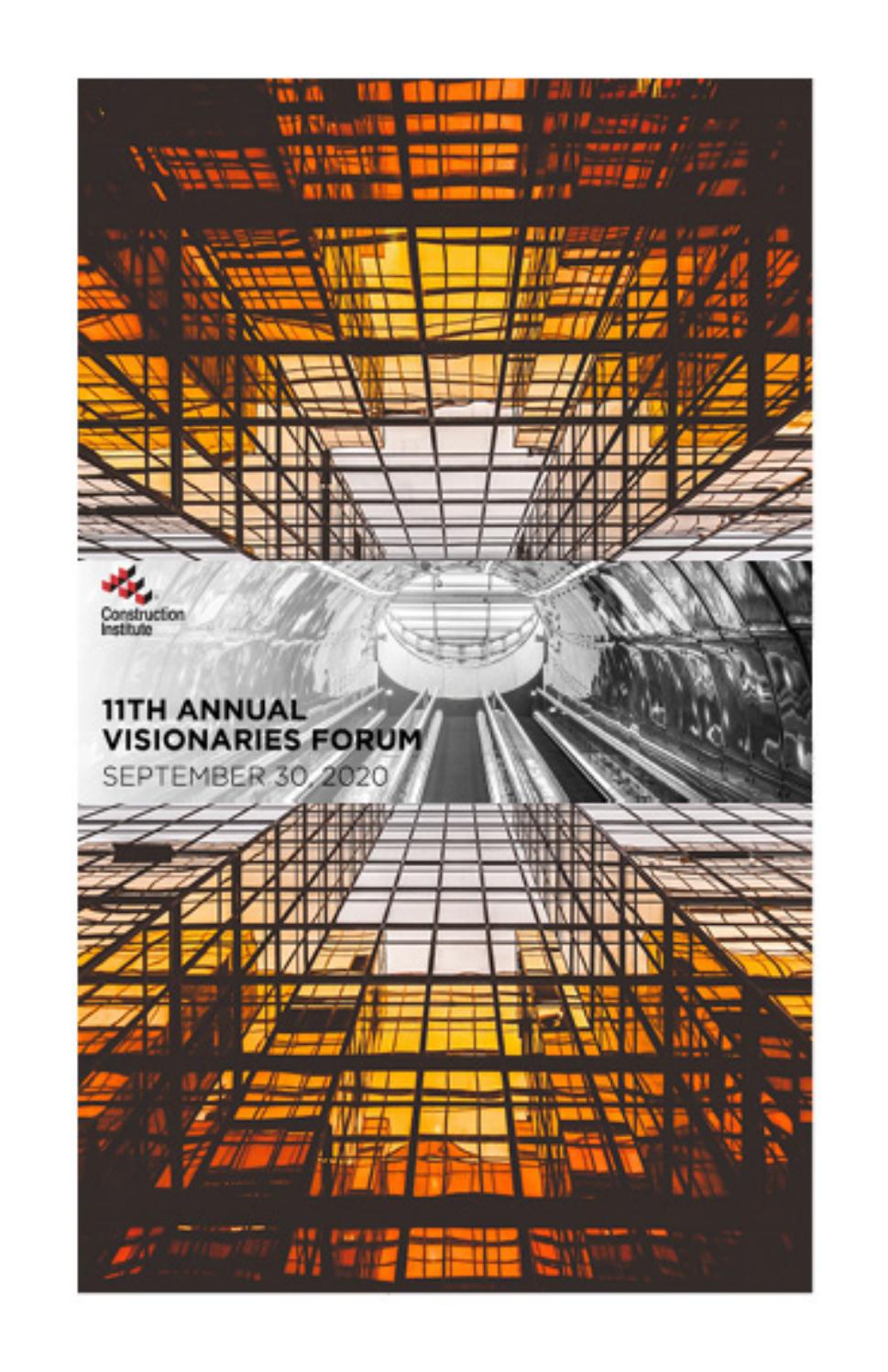2020 Visionaries Forum Program Book By Construction Institute Issuu
