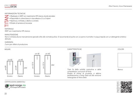Home-Office.it 家具目录 · Ergodesk by 第 24 页