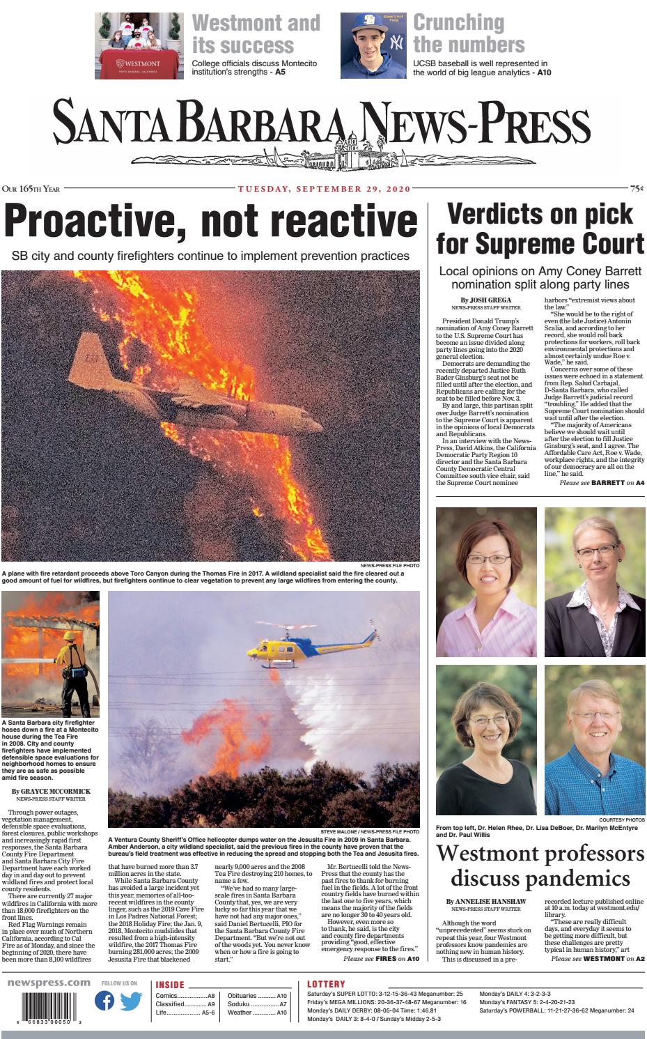 Santa Barbara News Press September 29 2020 By Santa Barbara News Press Issuu