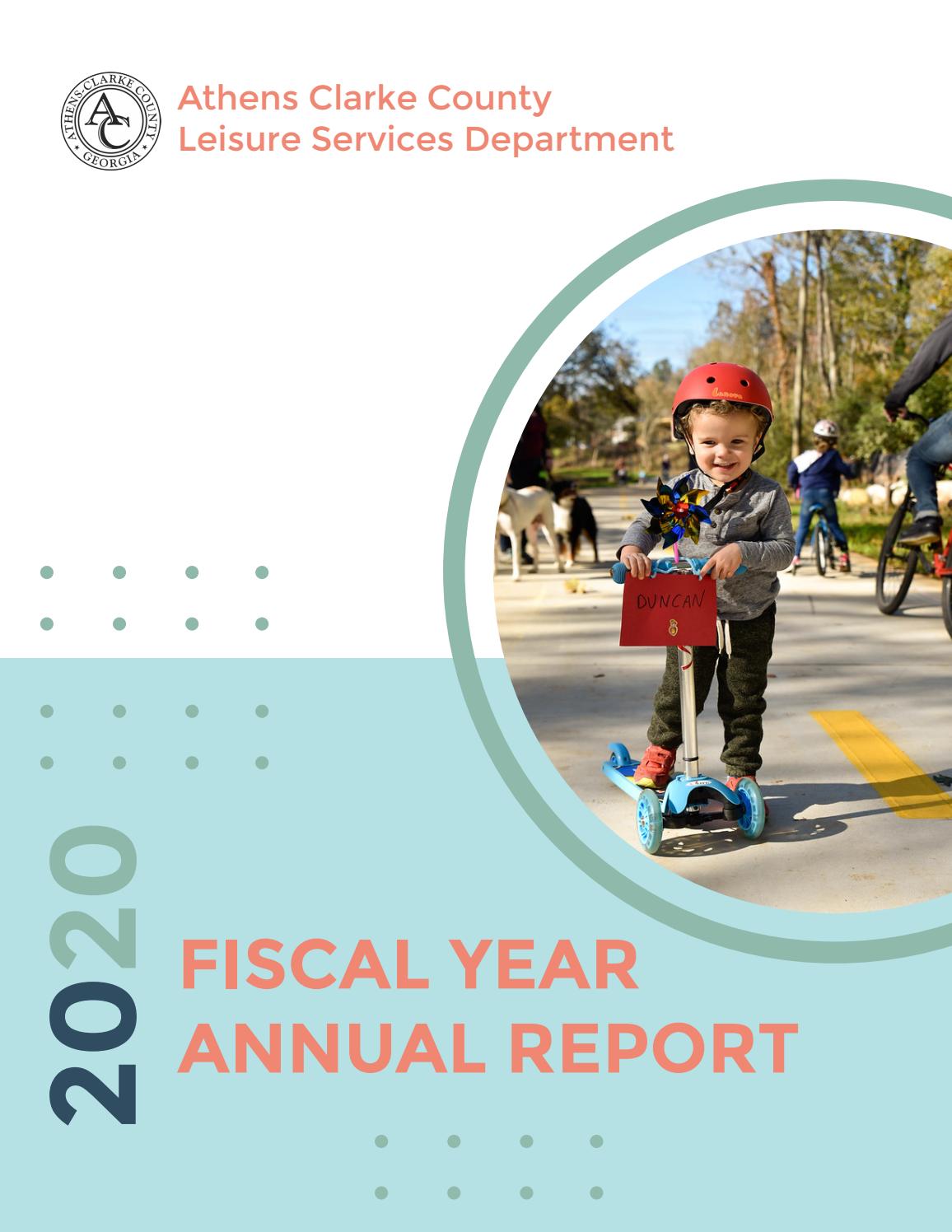 ACCGov Leisure Services Department FY 20 Annual Report by ACC Leisure