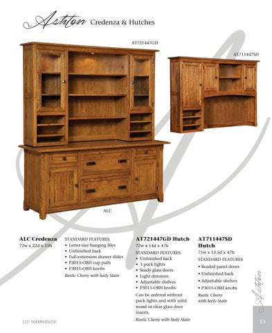 Amish Furniture Showcase 家具目录 · L × N Woodworking 第 11 页