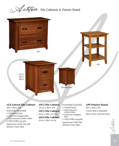 Amish Furniture Showcase 家具目录 · L × N Woodworking 第 13 页