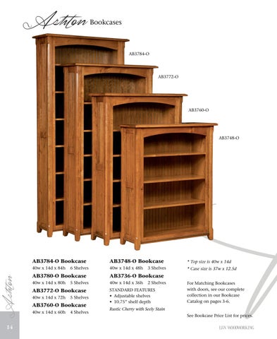 Amish Furniture Showcase 家具目录 · L × N Woodworking 第 14 页