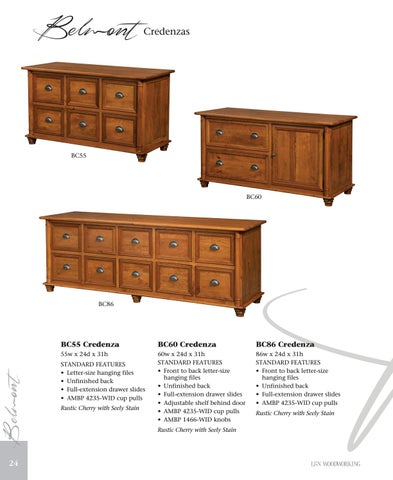 Amish Furniture Showcase 家具目录 · L × N Woodworking 第 24 页