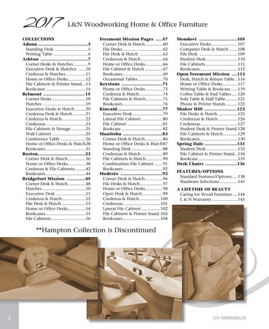 Amish Furniture Showcase 家具目录 · L × N Woodworking 第 2 页