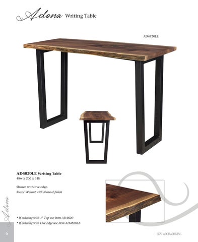 Amish Furniture Showcase 家具目录 · L × N Woodworking 第 6 页