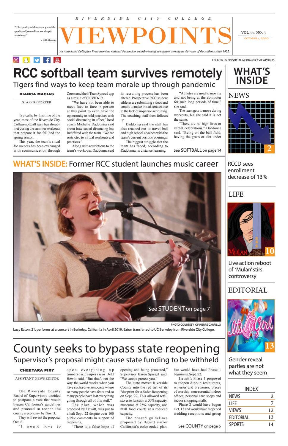 Viewpoints Issue No. 3 October 1, 2020 by RCC Viewpoints - Issuu