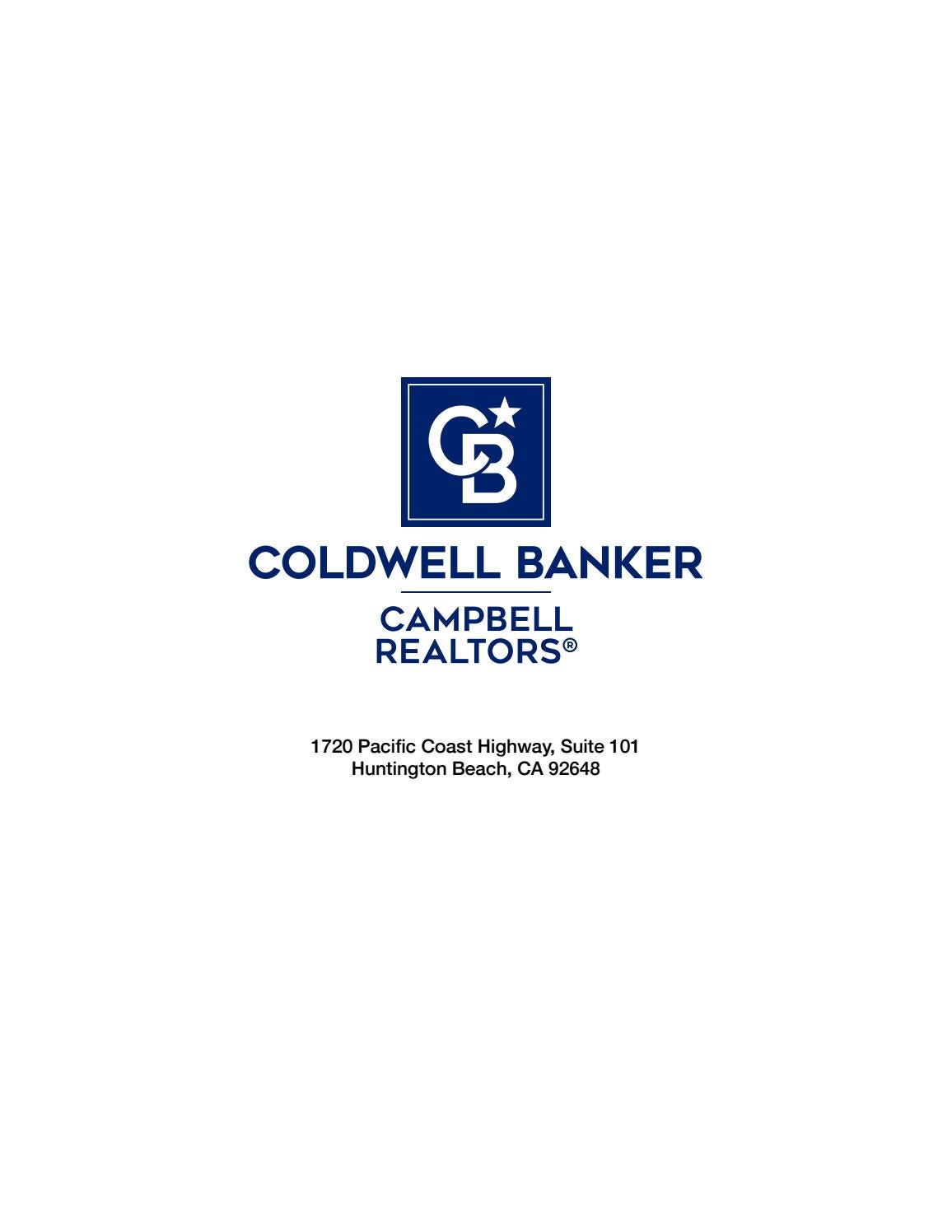 COLDWELL BANKER Campbell Realtors Marketing Plan Oct 2020 by