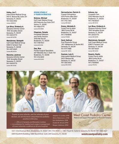 SRQ Magazine 2020 Top Doctors Medical Resource Guide by SRQME Issuu