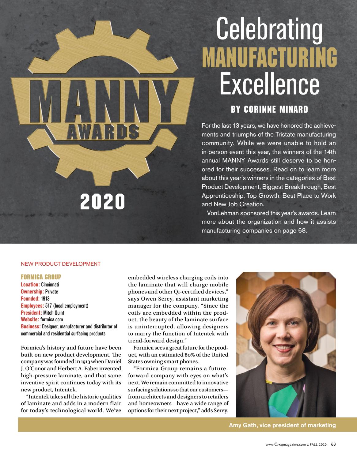 MANNY Awards 2020 by Cincy Magazine Issuu