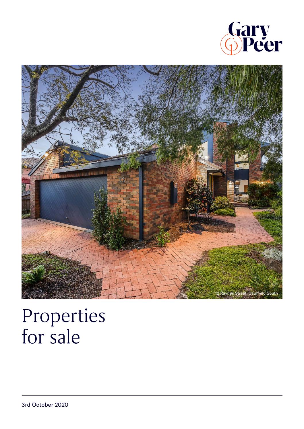 Gary Peer properties for sale Saturday 3rd October 2020 by Gary Peer & Associates Issuu