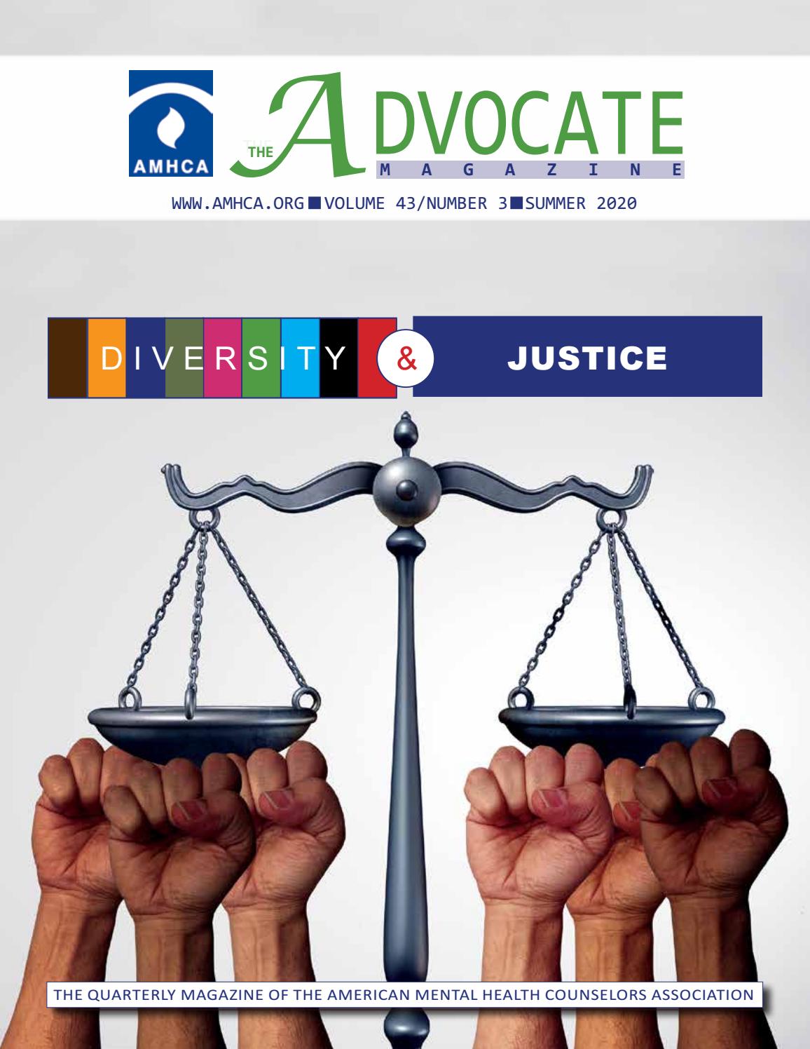 The Advocate Magazine, Summer 2020 Volume 43/Number 3 by AMHCA Issuu
