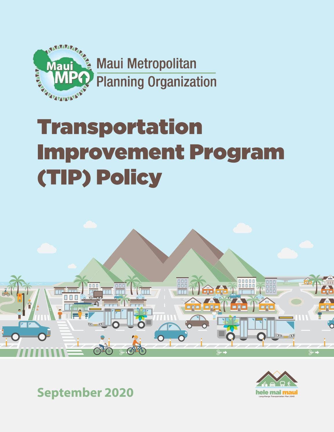 Transportation Improvement Program (TIP) Policy September 2020 by ...