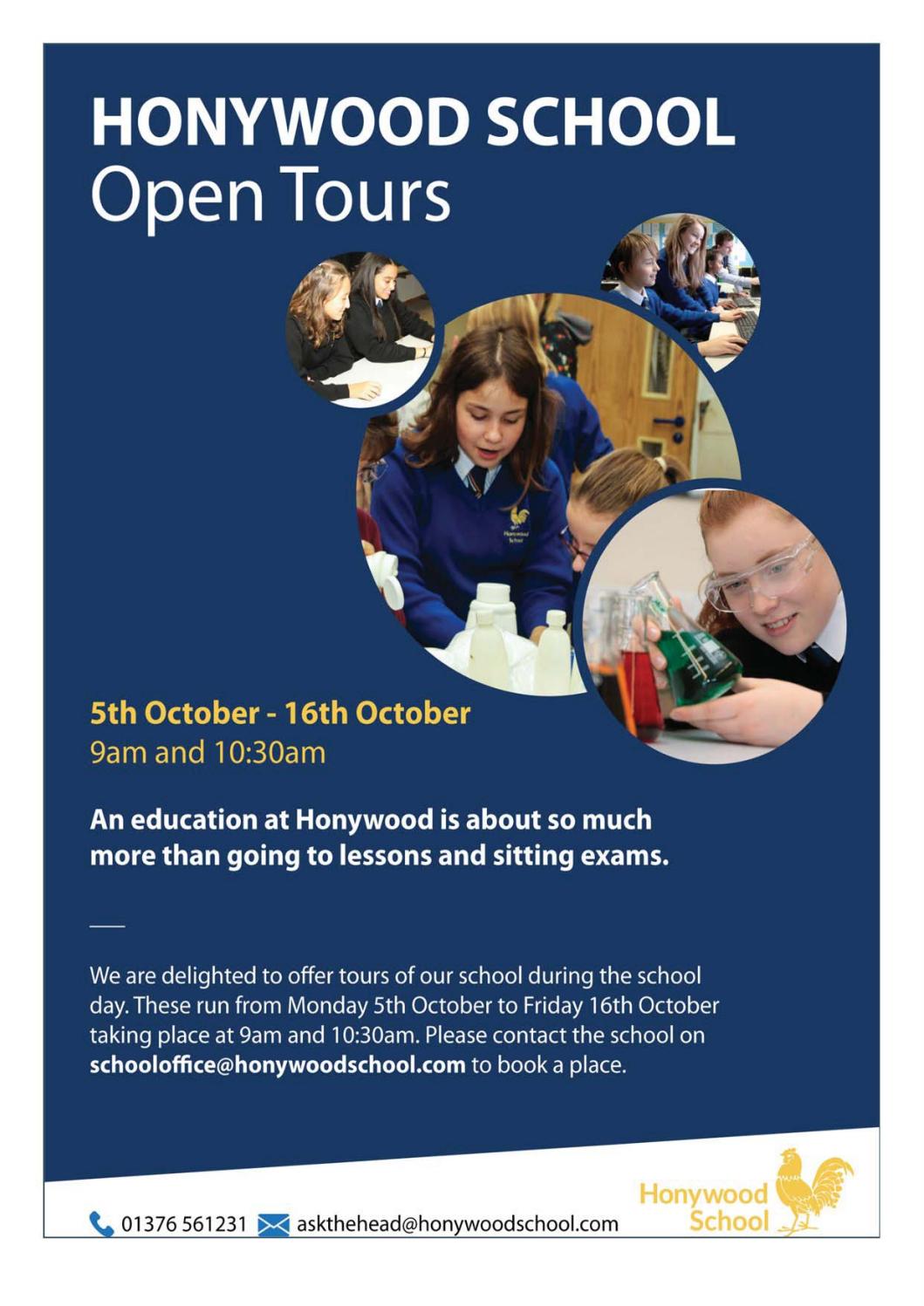 Honywood School Open Tours by Honywood School Issuu