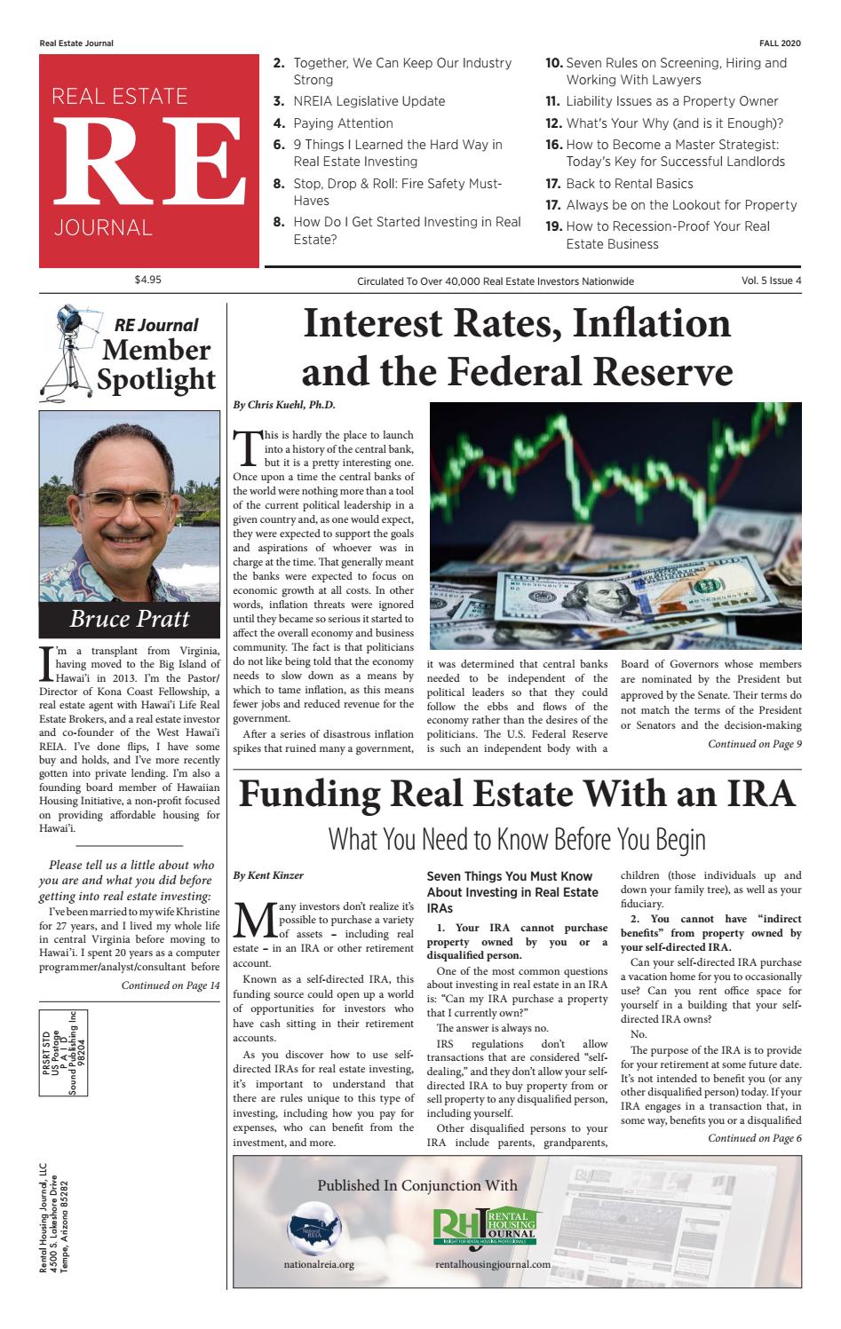 Real Estate Journal Fall 2020 by National Real Estate Investors