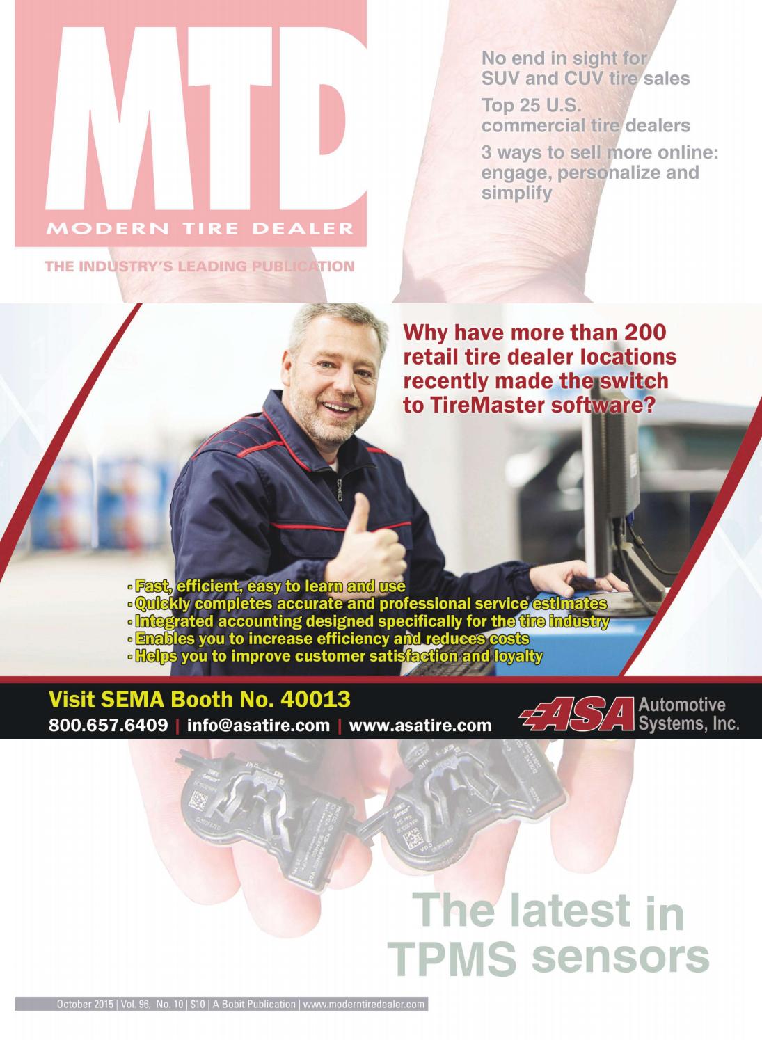 Modern Tire Dealer October 2015 By 10 Missions Media Issuu