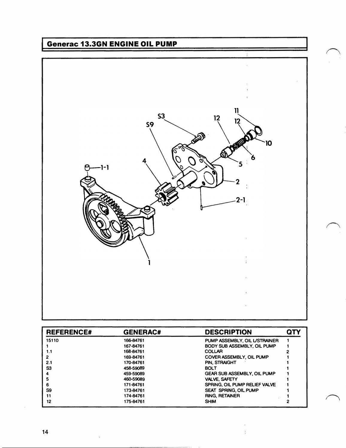 Generac 13.3GN Generator Engine Parts Manual by engineparts2 - Issuu