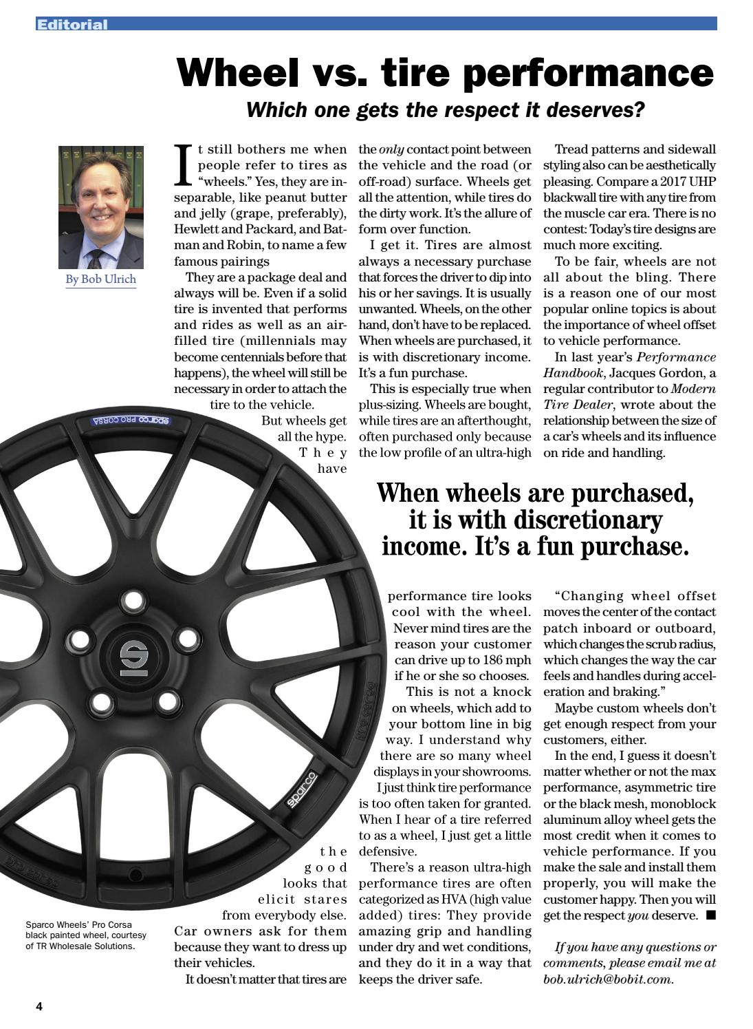 Modern Tire Dealer Performance Handbook 2017 By 10 Missions Media Issuu