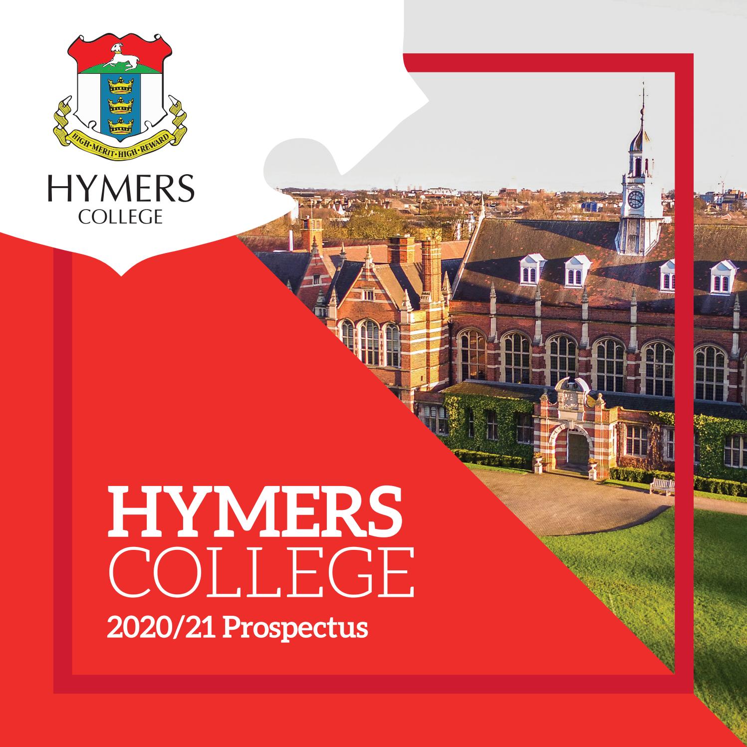 Hymers College 2020/21 Prospectus by marketinghymers Issuu