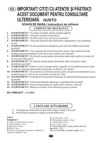 GUSTO Manual Instruction 2020 第 9 页