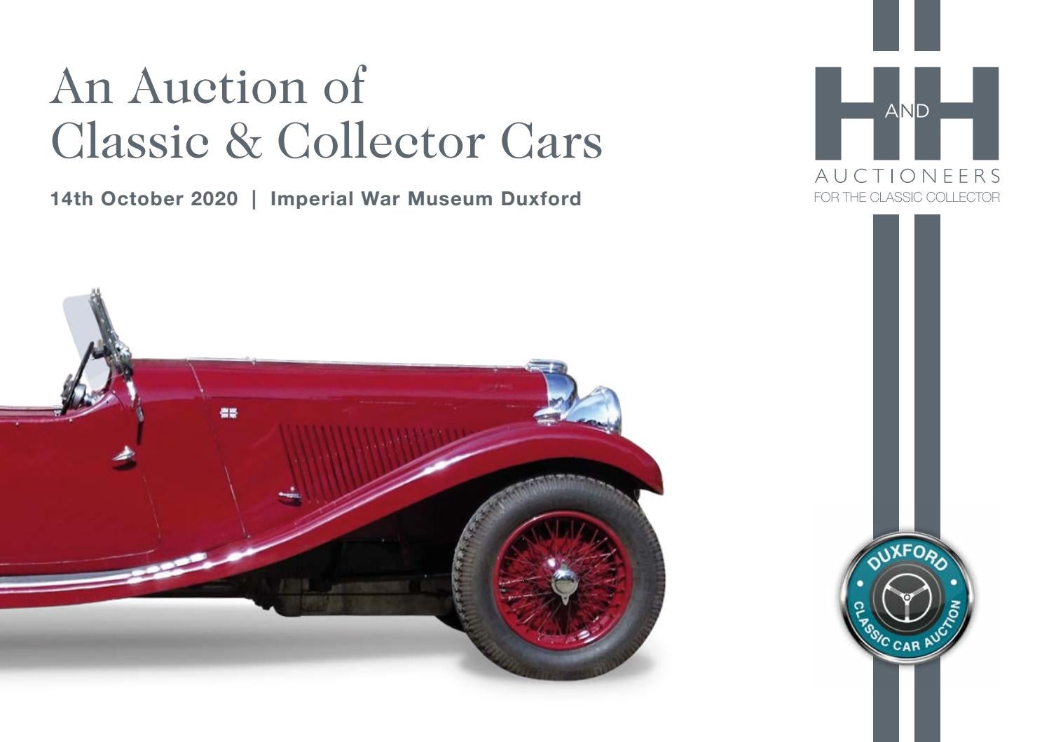 H&H An Auction of Classic & Collector Cars by handhclassics Issuu