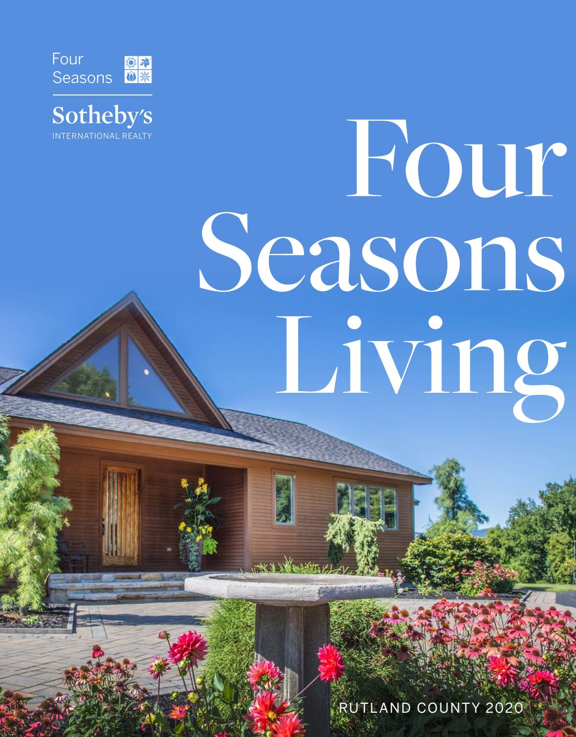Four Seasons Living Magazine 2020 Rutland County Edition by Four