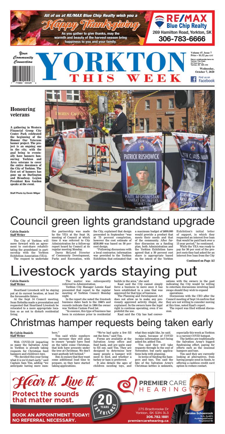 Yorkton This Week 2020 10 07 By Yorkton This Week Issuu