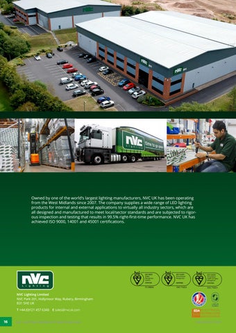 NVC Lighting UK EMERGENCY 灯饰手册 第 16 页