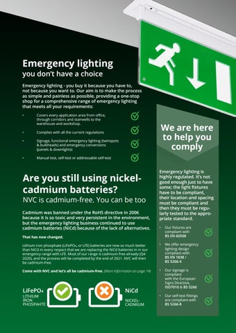NVC Lighting UK EMERGENCY 灯饰手册 第 2 页